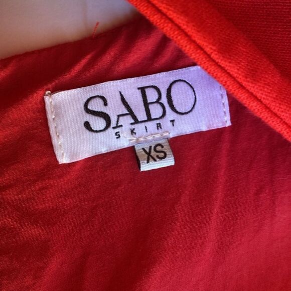 Sabo Skirt Red Anya Mini Dress Size XS - Picture 8 of 11